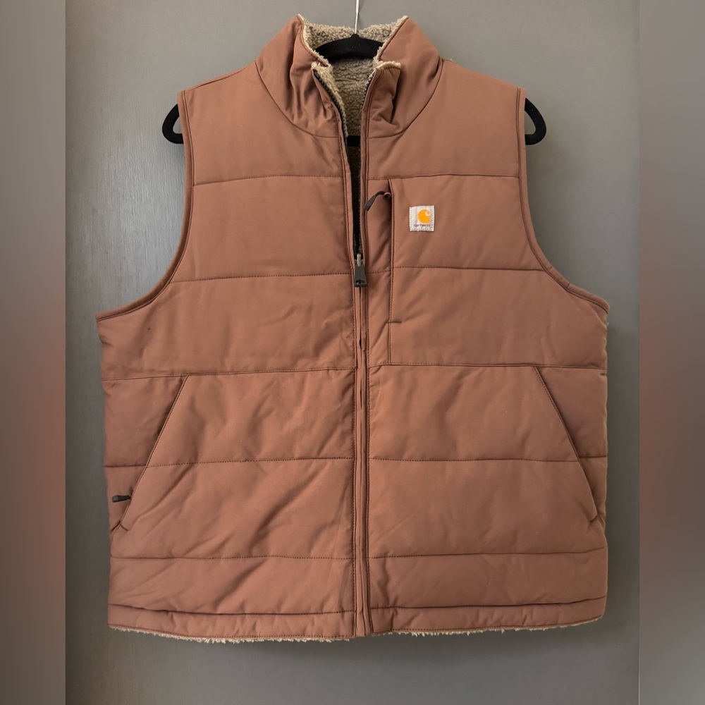 Carhartt Quilted Montana Vest Color Nutmeg